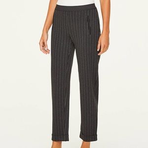 Pinstripe Ankle Pants